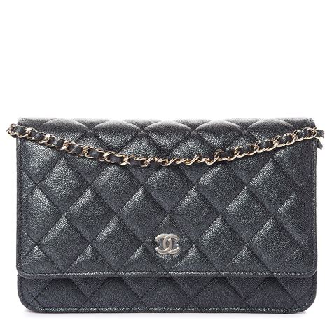 chanel quilted wallet on chain.